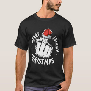 Merry Foring Christmas Inappropriate Men Adult Fun T-Shirt
