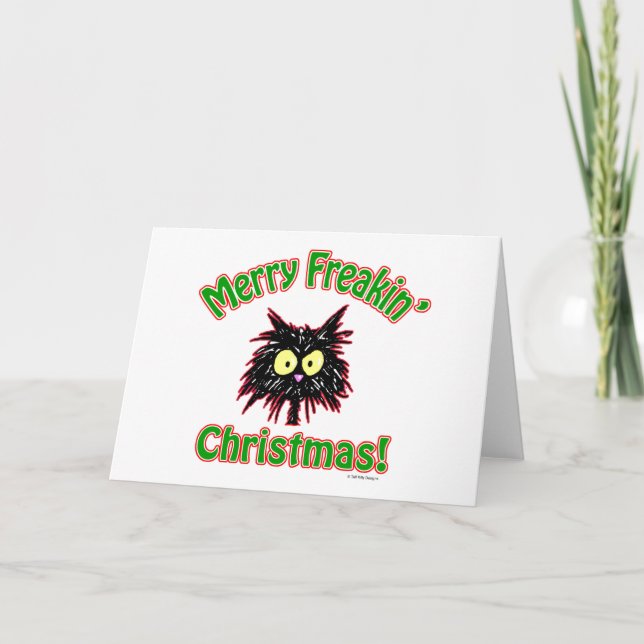 Merry Freakin' Christmas Holiday Card (Front)