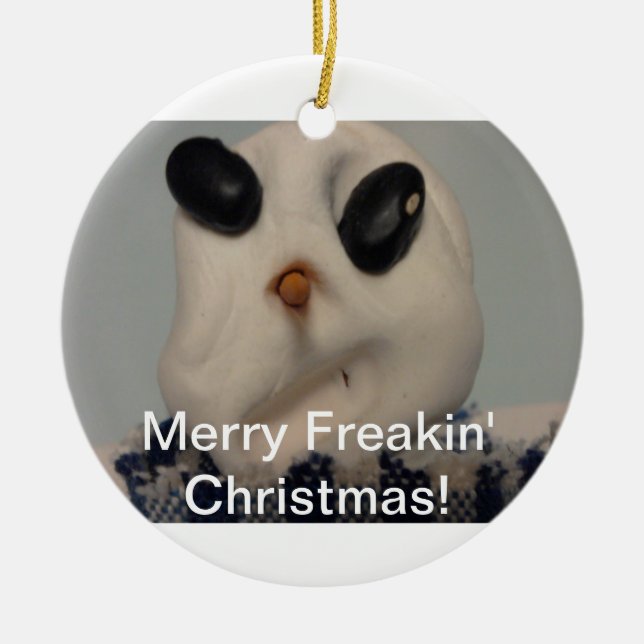 Merry Freakin' Christmas Ornament 2 (Front)