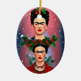 Merry Frida Ceramic Tree Decoration