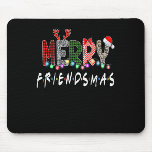 Merry Friendsmas Christmas Friends Matching Sweate Mouse Mat