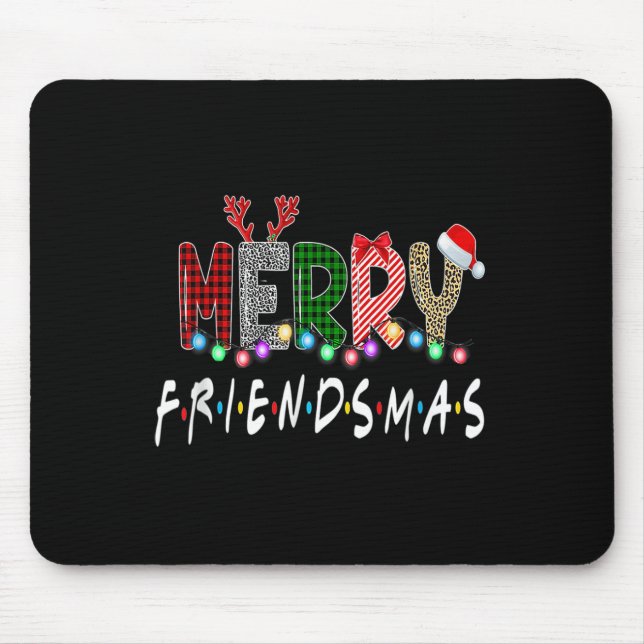 Merry Friendsmas Friends Christmas Matching Xmas G Mouse Mat (Front)