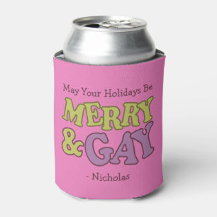 Merry & Gay custom name can cooler