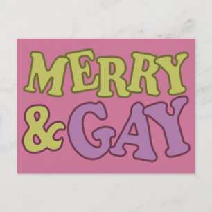 Merry & Gay postcard
