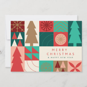 Merry Geometric Christmas - Modern Holiday