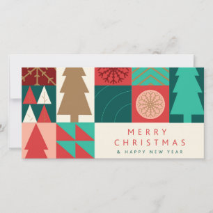 Merry Geometric Christmas - Modern Holiday