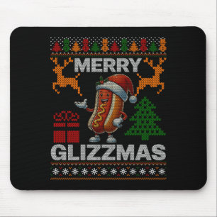 Merry Glizzmas -christmas Glizy Matching Family Ug Mouse Mat