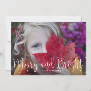 Merry Glow Holiday Photo Card