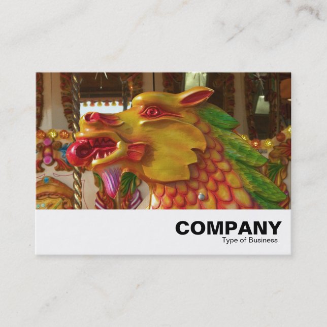 Merry-go-round Dragon Business Card (Front)