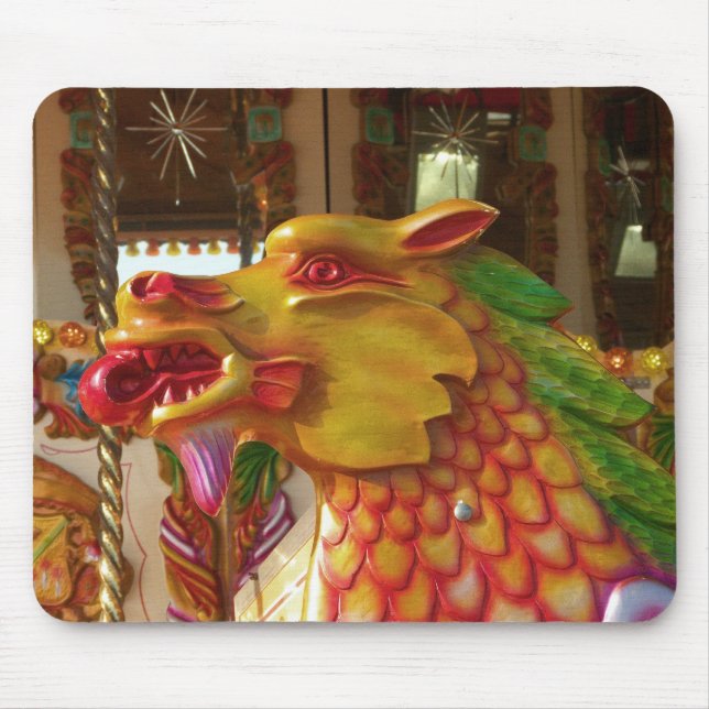 Merry-go-round Dragon Mouse Mat (Front)
