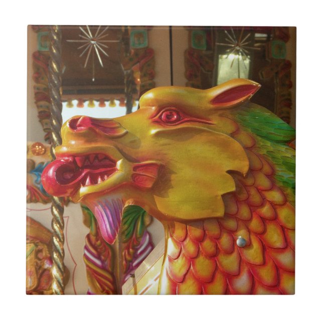 Merry-go-round Dragon Tile (Front)