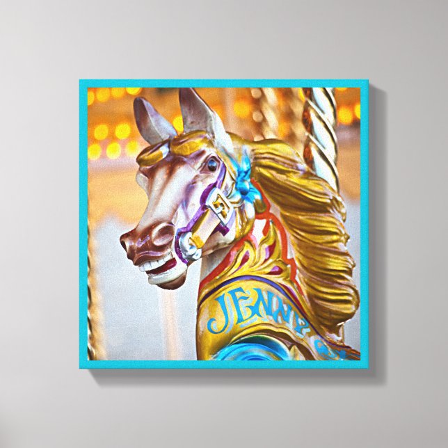 Merry-go-round horse carnival series 23 Canvas (Front)