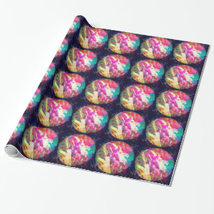 Merry Go Round Horse Digital Art Wrapping Paper