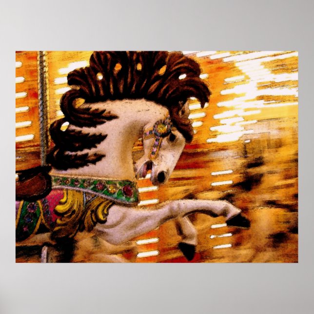 Merry-Go-Round Horse Poster (Front)