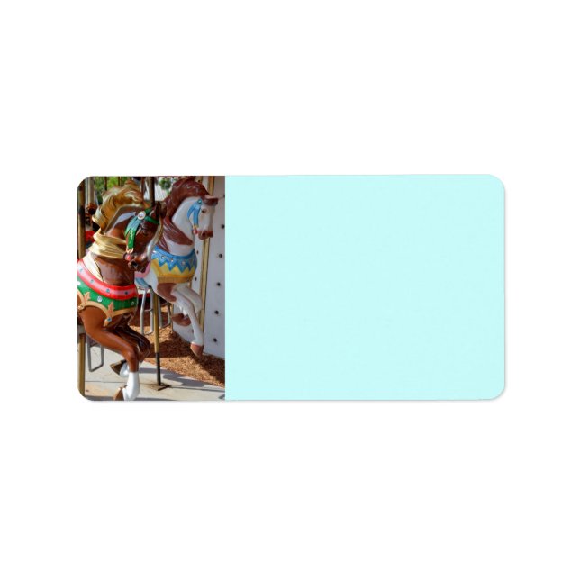 Merry-Go-Round Horses Label (Front)