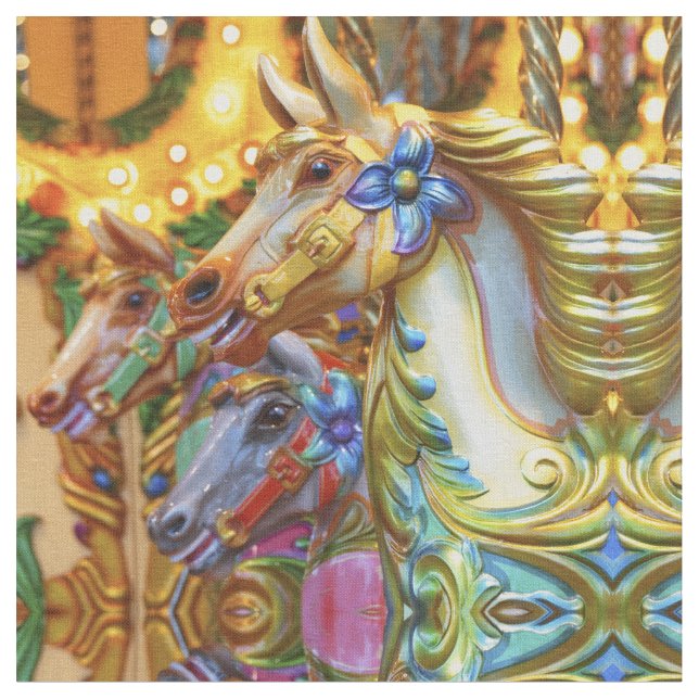 Merry-go-round kaleidoscope fabric 8 (Close Up)
