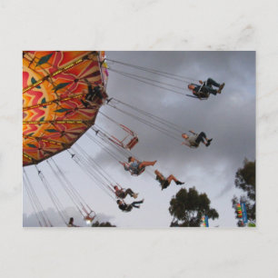 merry go round postcard