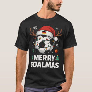 Merry Goalmas - Funny Soccer Christmas T-Shirt