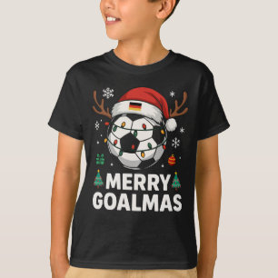 Merry Goalmas - Funny Soccer Christmas T-Shirt