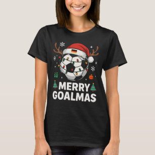 Merry Goalmas - Funny Soccer Christmas T-Shirt