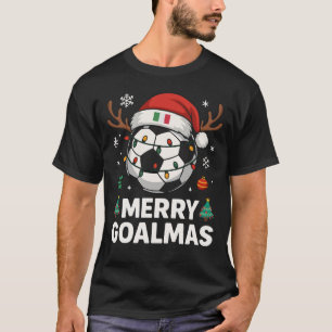 Merry Goalmas Italy - Funny Soccer Christmas T-Shirt