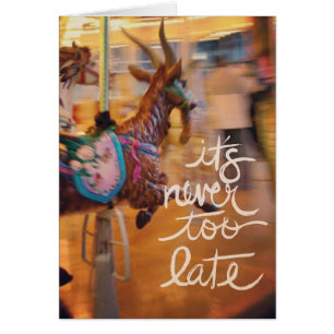Merry Goat It is Never Too Late, Inspiring