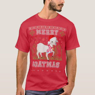 Merry Goatmas Goat Ugly Christmas Sweater Xmas