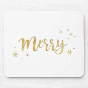 Merry (Gold) Mouse Mat