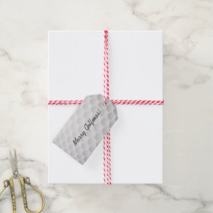 Merry Golfmas Golf Ball Design Gift Tag