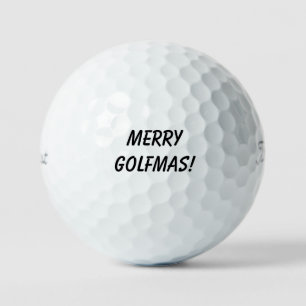 'Merry Golfmas!' Holiday Cheer Christmas Gifts Golf Balls