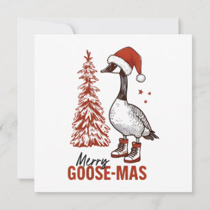 Merry Goose-Mas Holiday Card