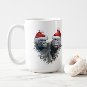 Merry Gorilla Christmas Coffee Mug