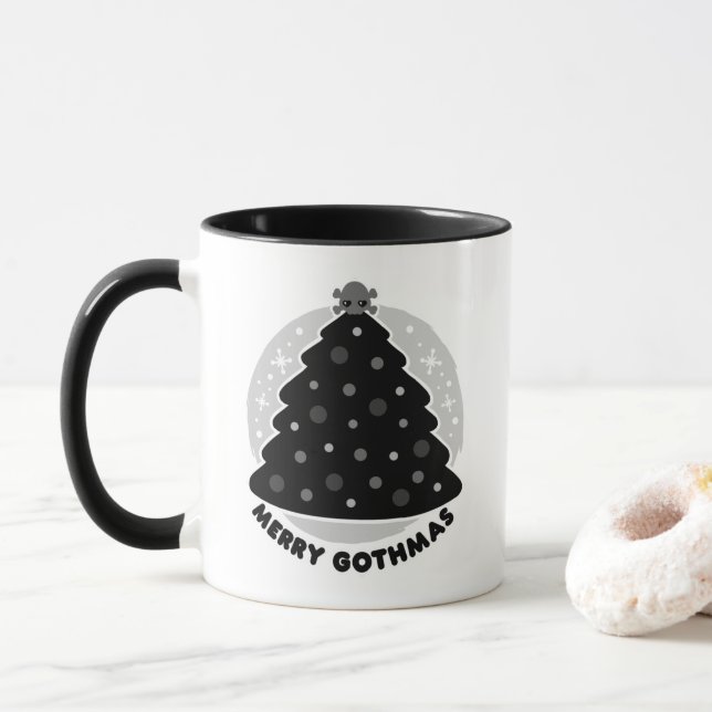 Merry Gothmas Mug (With Donut)