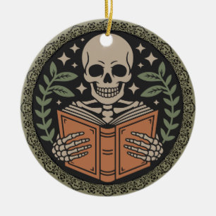 Merry Gothmas To My Favourite Book Lover Ceramic Tree Decoration