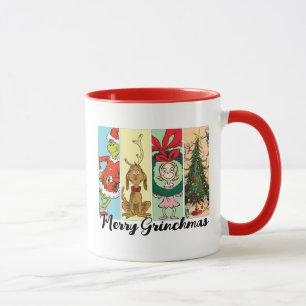 Merry Grinchmas Holiday Collage Mug
