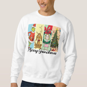 Merry Grinchmas Holiday Collage Sweatshirt