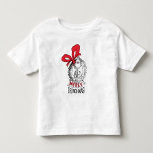 Merry Grinchmas Wreath Toddler T-Shirt