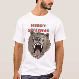 Merry Grizzmas  I wish you a very beary christmas1 T-Shirt