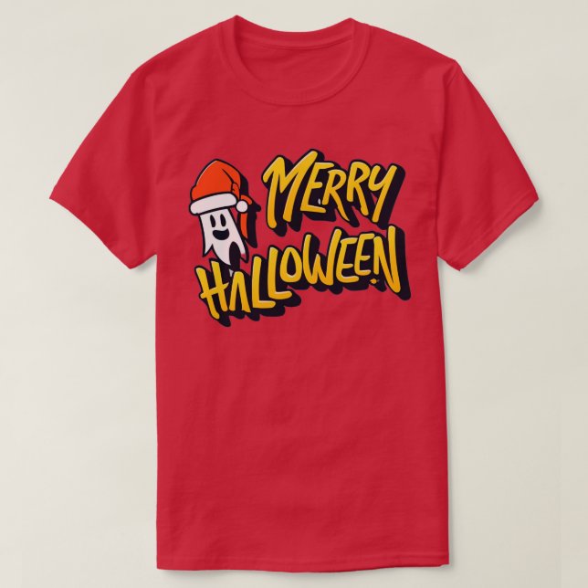 Merry Halloween 1 T-Shirt (Design Front)