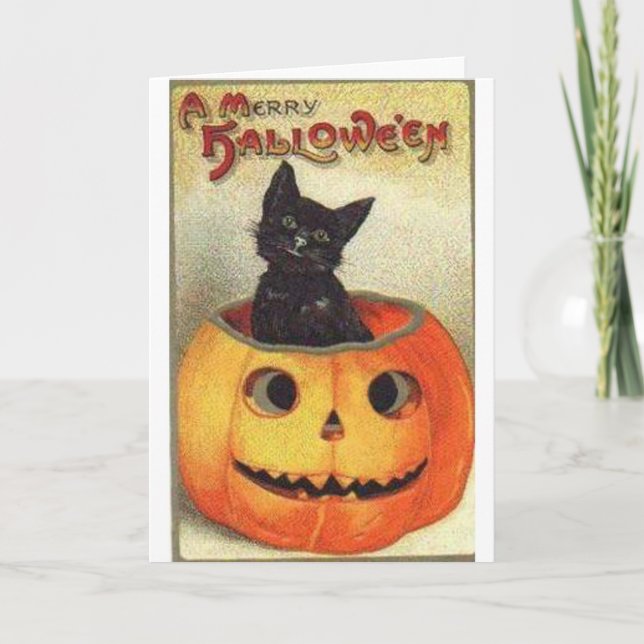 Merry halloween card (Front)