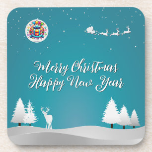 Merry Happy Coaster