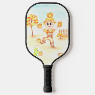 Merry harvest little ginger boy pickleball paddle