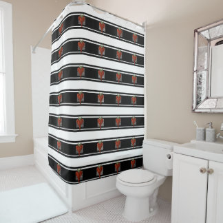 Merry Hearts Shower Curtain