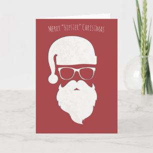 Merry Hipster Christmas Holiday Card