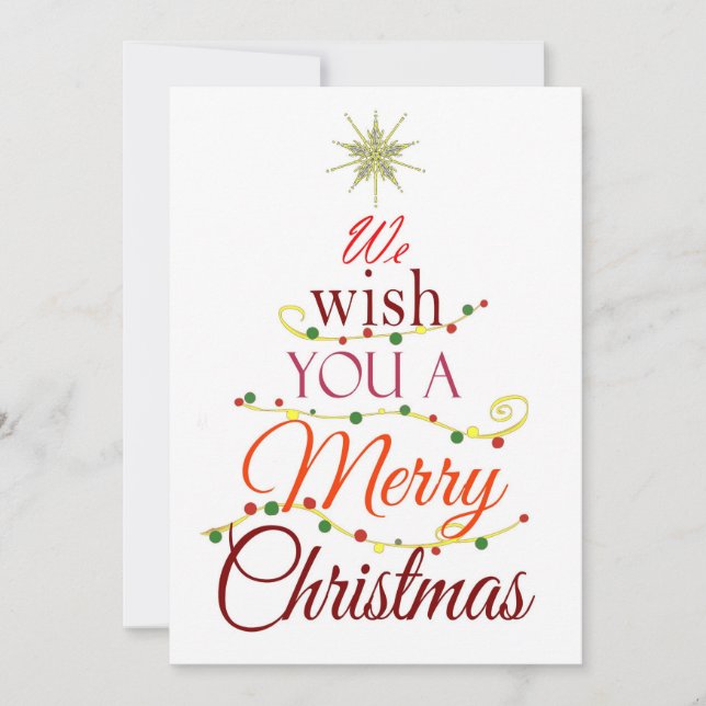 Merry Holiday Card (Front)