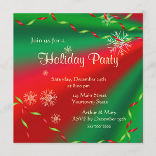 Merry  Holiday Party Invitation