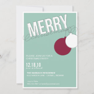 Merry Holiday Party Invitation Template