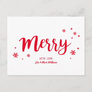 Merry Holiday Postcard