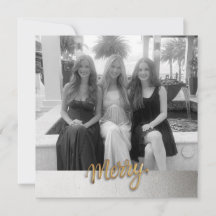 Merry Holiday Postcard