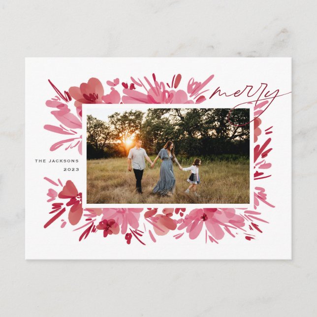 Merry Holiday Postcard (Front)